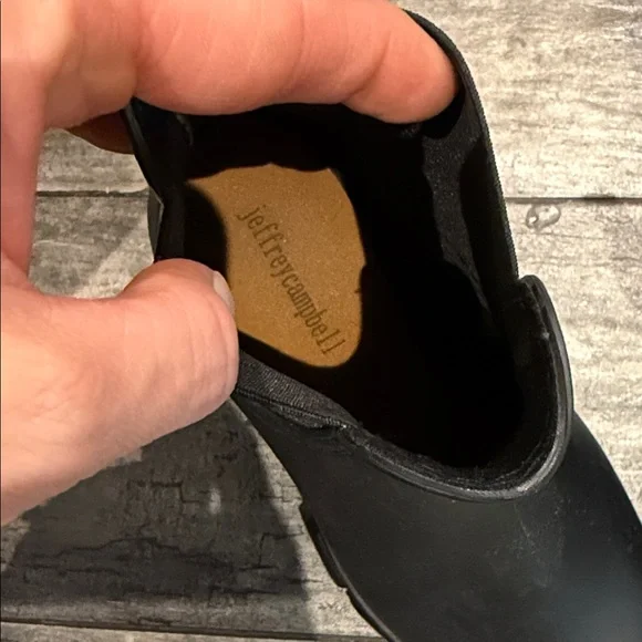 Jeffrey Campbell Black Ankle Booties - Picture 6 of 6